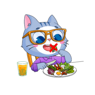 illustration chat repas micro crèche Montessori charleville la francheville illustration chat repas micro crèche Montessori charleville la francheville